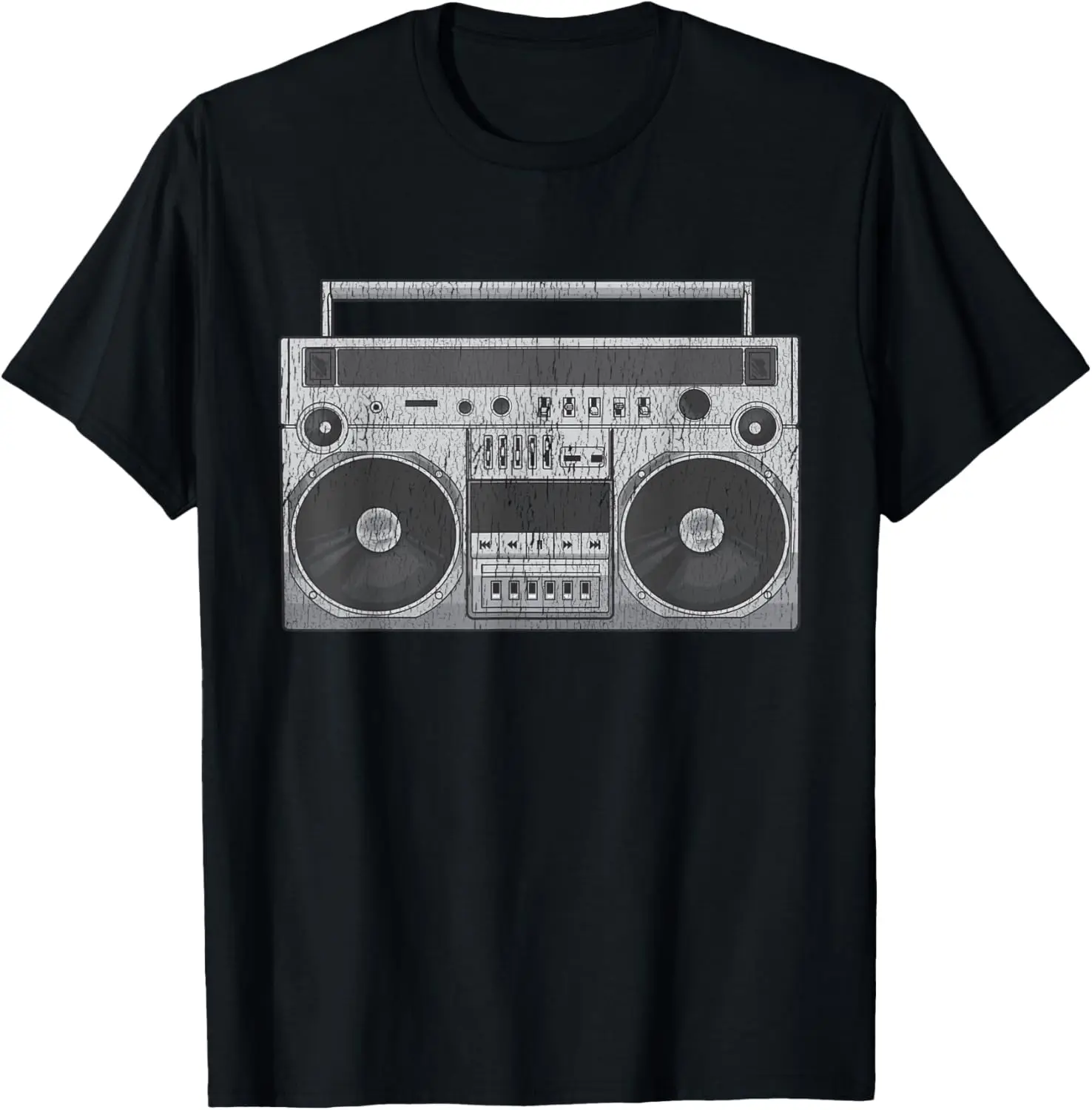 

Boom Box CD Player Cassette Audio AM FM Radio T-Shirt Gift T-Shirt