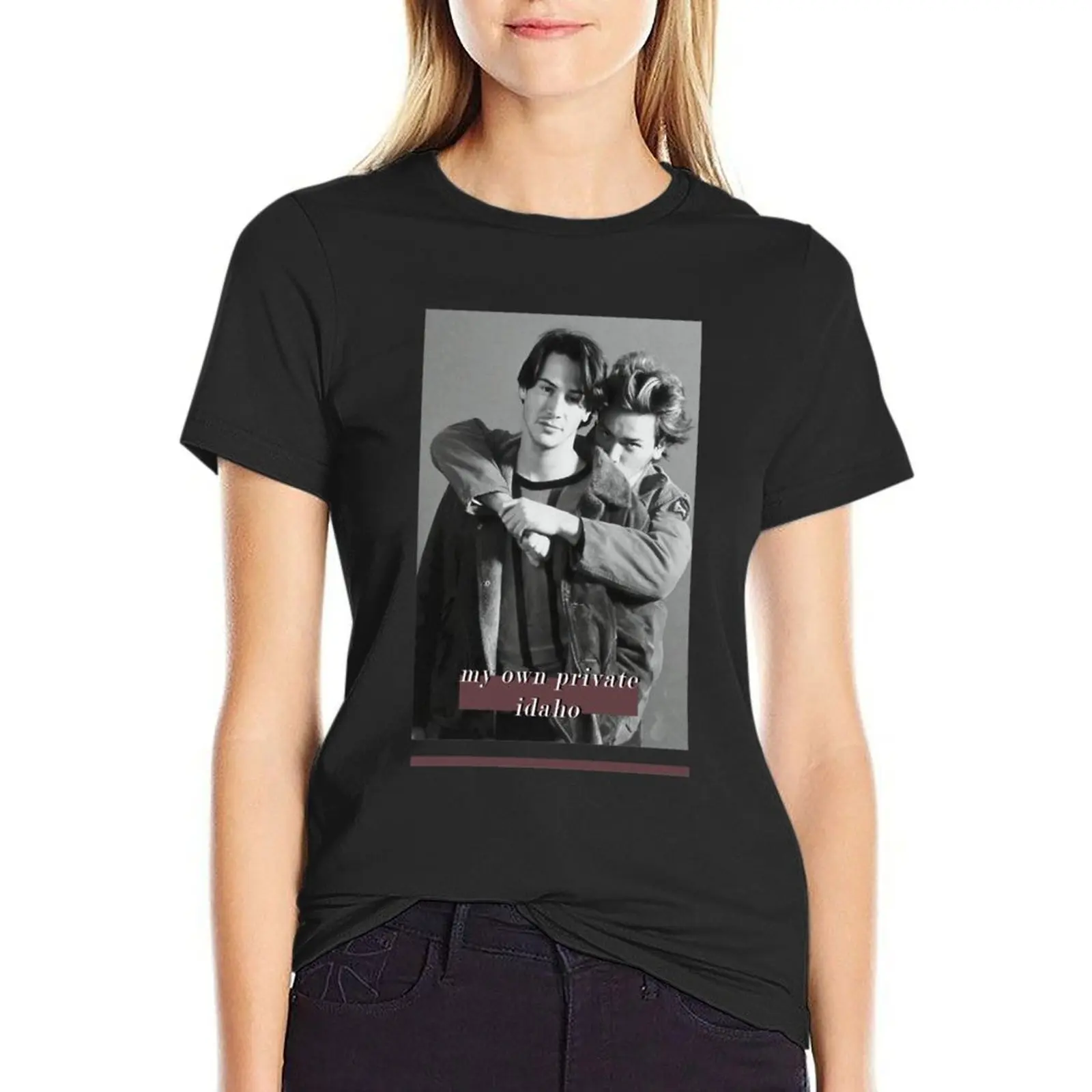 My Own Private Idaho River Phoenix & Keanu Reeves \t T-Shirt vintage clothes sports fans summer top anime clothes Woman fashion