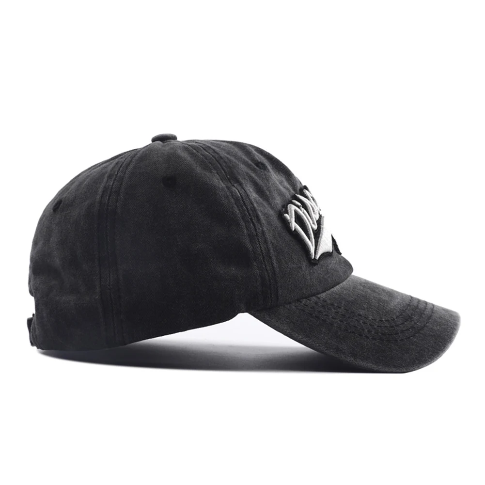 موضة جديدة خمر قبعة بيسبول مغسولة الهيب هوب إلكتروني التطريز الرياضة Snapback قبعة للجنسين في الهواء الطلق قبعات للحماية من الشمس للرجال والنساء #3