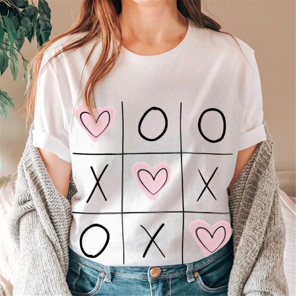 

Easy to Match Women's Fashion Trendy Women's Graphic T-Shirt 2025 Vintage Oversized Casual Cotton Women's Basic Crew Neck Tee