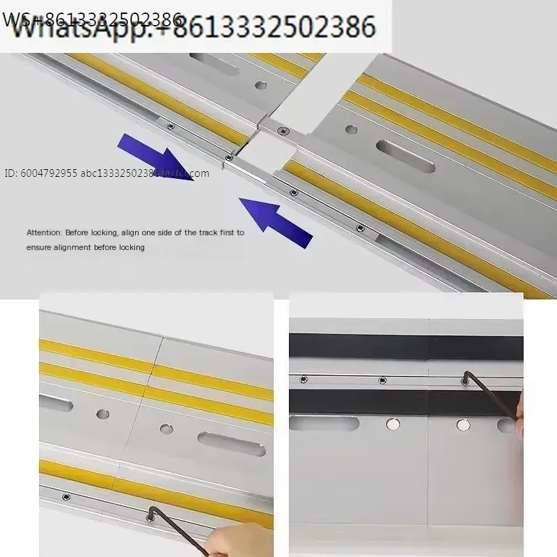 Saw Guide Rail Aluminum Extruded Guided Rails for CircularElectric circular saw guide rail linear cutting guide rail groove