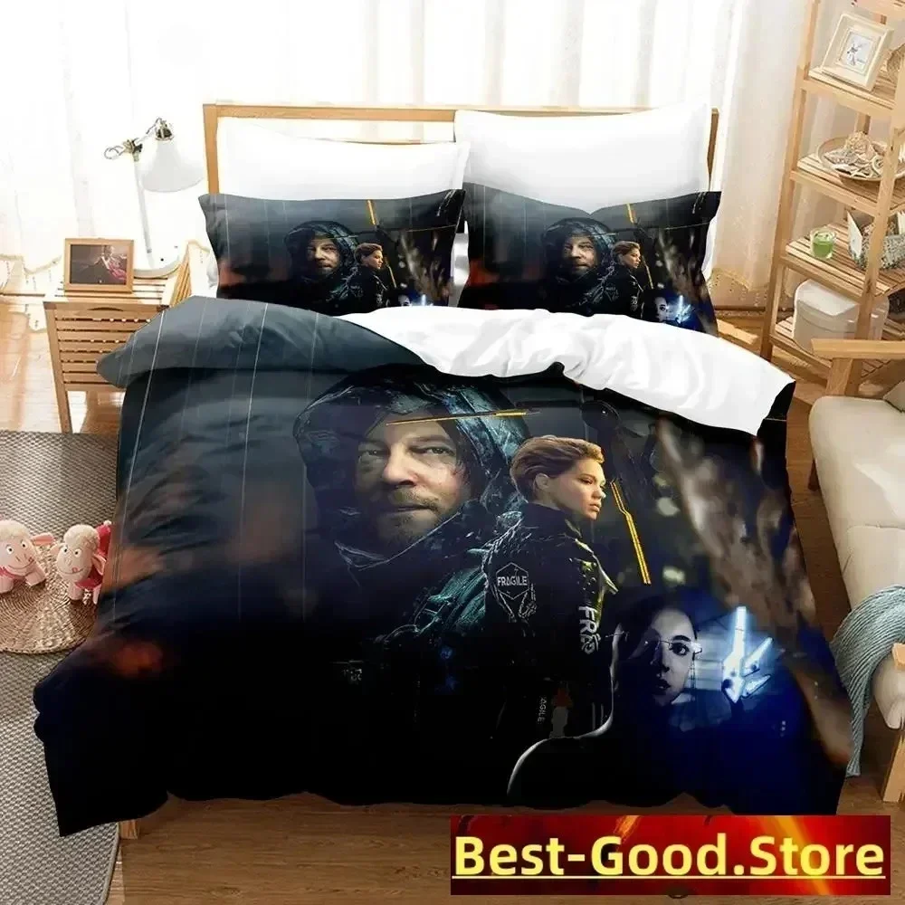 Game Death Stranding Single Twin Bedding Set Printed With Pillowcase Bed Duvet Cover Soft Single Double Queen Super King Size