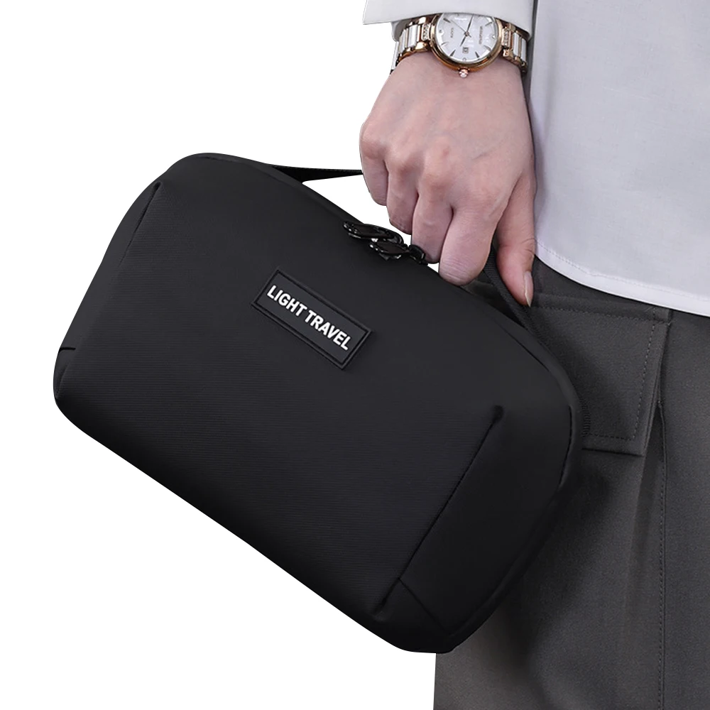 1Pcs Electronics Organizer Travel Case, 180° Open Water-resistant, Multifunctional Travel Organizer Bag, Electronic Accessories