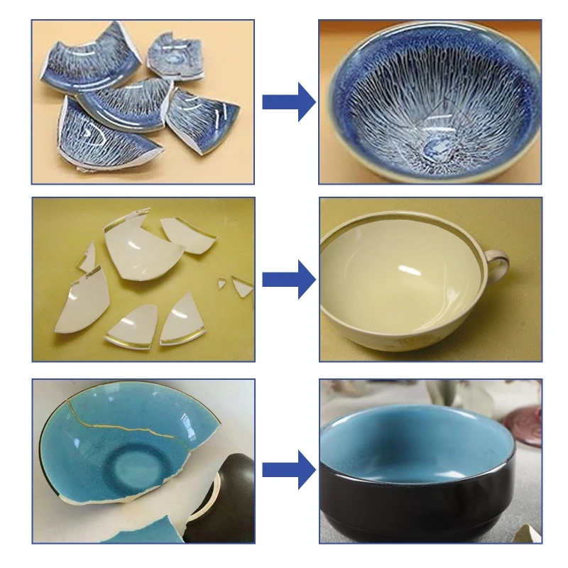 Многофункциональные суперклеи Керамические клеи Мгновенные керамические клеи для посуды Плитка