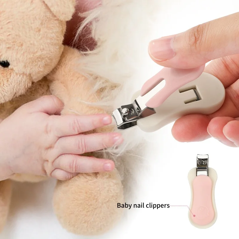 Portable Mommy and Baby Nail Clippers Set - Newborn Anti-Clamping Nail Clippers - Baby Nail Scissors - Children's Nail Cutter