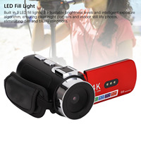 4K Video Camera Camcorder 64MP WiFi Vlog Camera with 3.0 Inch 180 Degree Rotation Screen for Travel Photography WiFi Vlog Camera