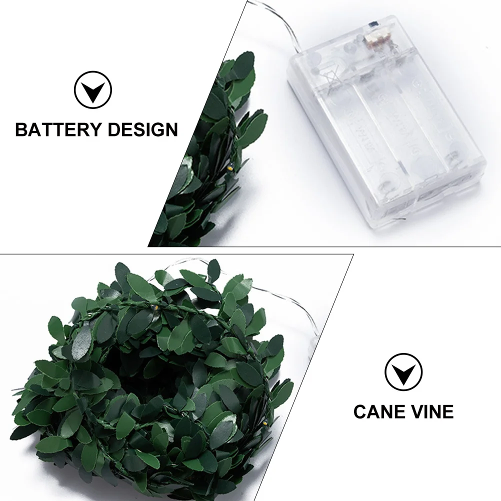 

1Set 50Leds Artificial Leaf String Lamp Christmas LED String Lights for Home Garden Patio Holiday Party Decoration