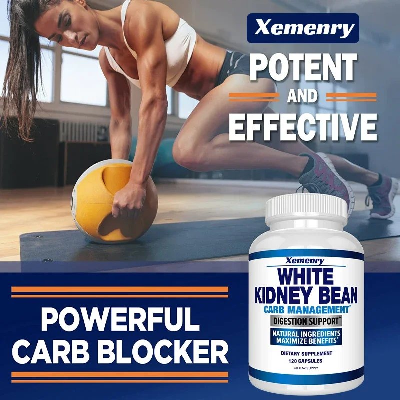 Natural White Kidney Bean Extract - Trapping Carbohydrates 100% Pure Carb Blocker