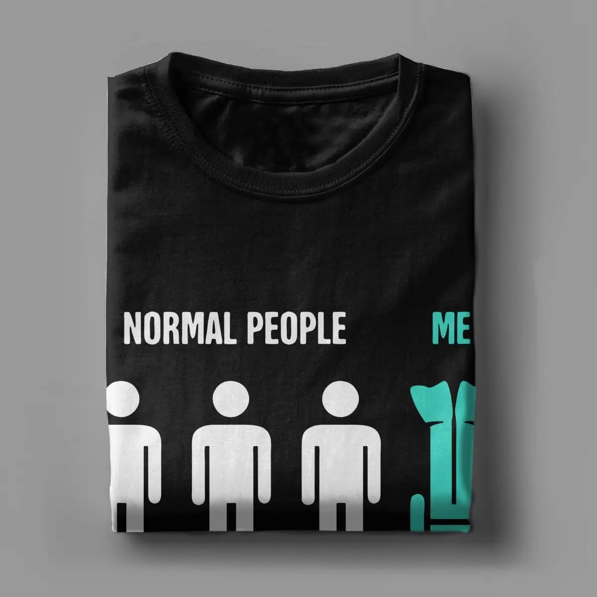 Normal People Me Funny Scuba Diving Design T-Shirts for Men Women Dive Diver Unique Pure Cotton Tee Shirt T Shirts 5XL 6XL Tops image 5