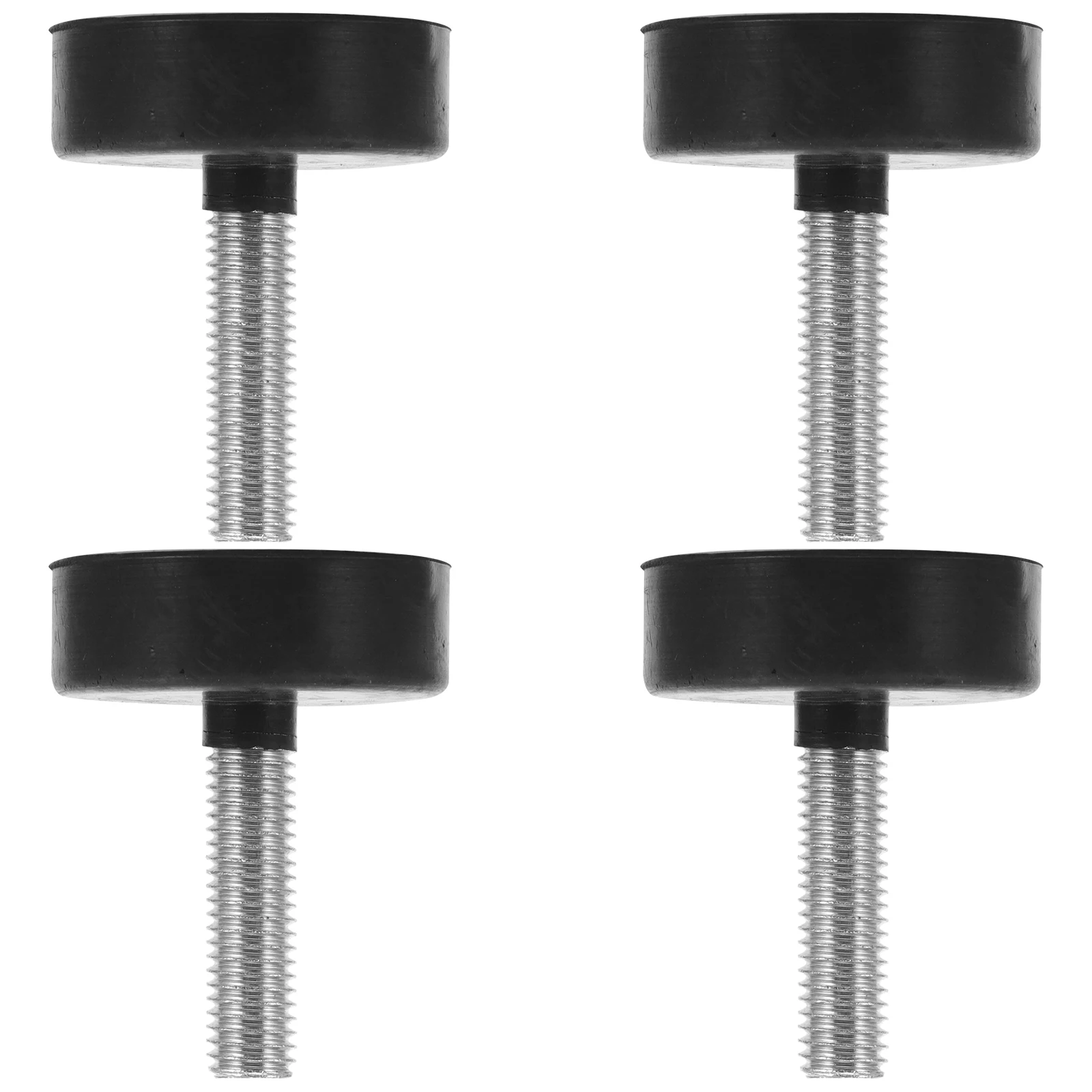 

4pcs Rubber Shock Absorber Feet M10x40 Adjustable Leveling Furniture Legs Heavy Duty Desk Chair Table Stabilizer Pads