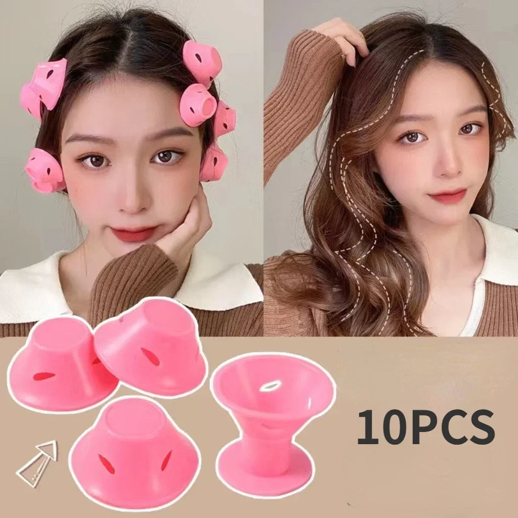 Heatless Hair Curlers No Heat Hair Rollers Soft Silicone Curls Sleeping Lazy Curling Rods Wave Formers Hair Styling Tools