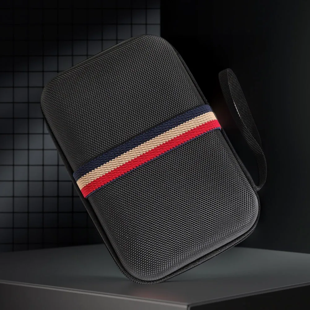 Estuche de transporte portátil, estuche protector de almacenamiento de viaje a prueba de golpes con bolsillo para consola de juegos Retro Anbernic RG Cube