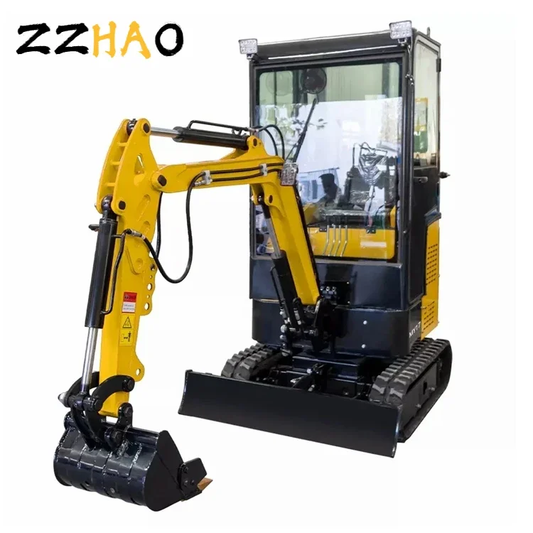 Cheap Price Mini Excavator Small Digger Wheel Excavator New Bagger for Sale