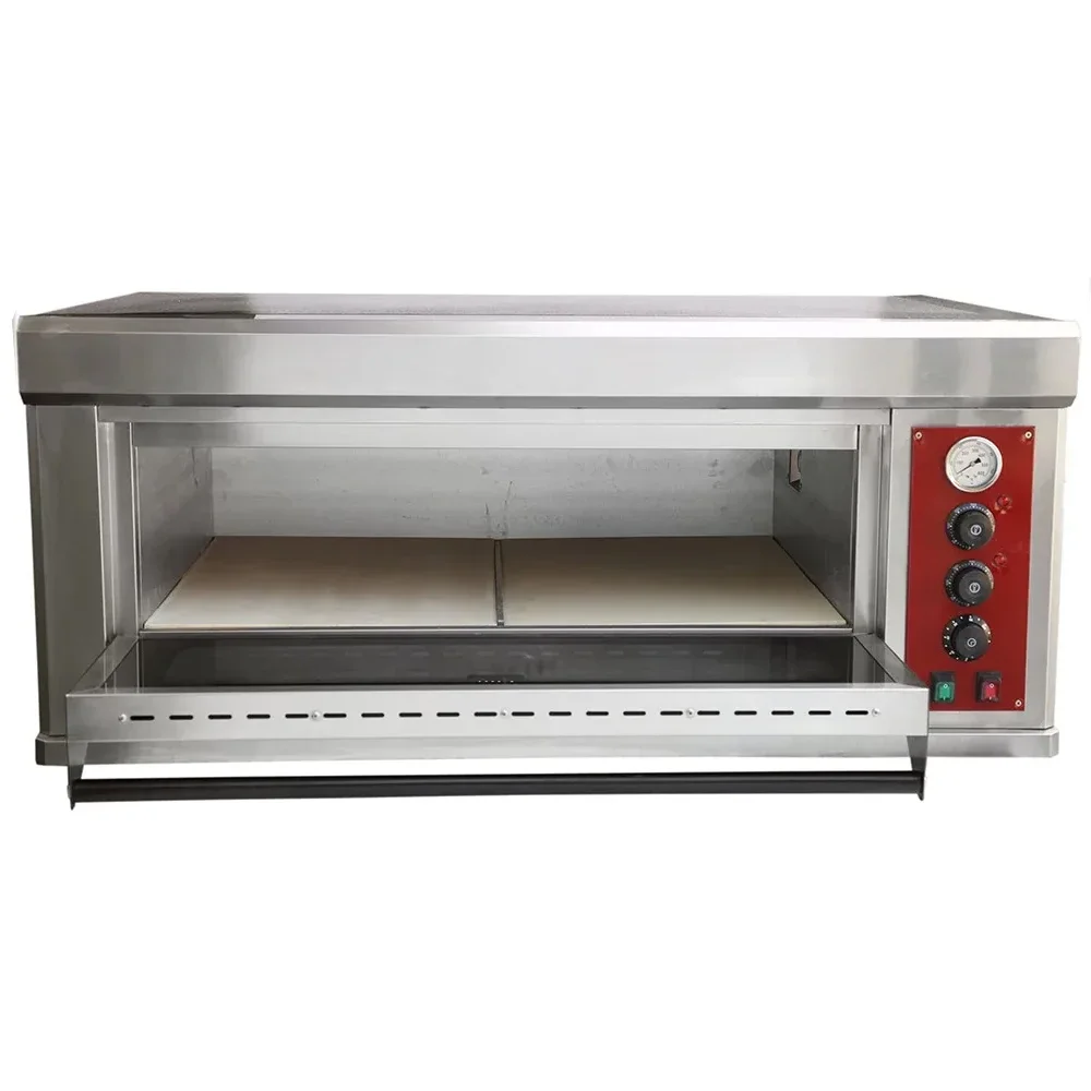 XEOLEO Commercial Convection Pizza Oven 6500W Electric Bread Deck Baking Machine Single Layer 0~500 Degree Bread Ovens