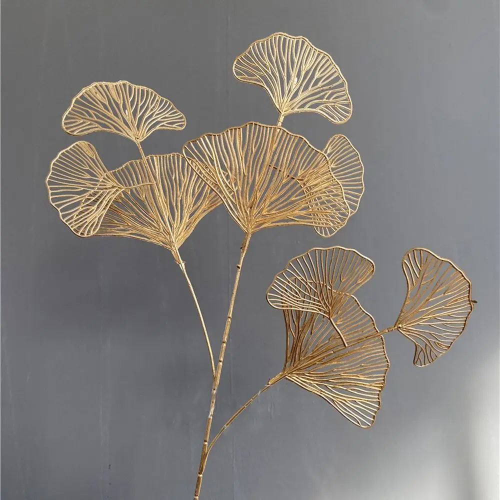 

For Home Party Wedding DIY Decoration Christmas Golden Fake Flower Artificial Flower Christmas Decoration Artificial Plants