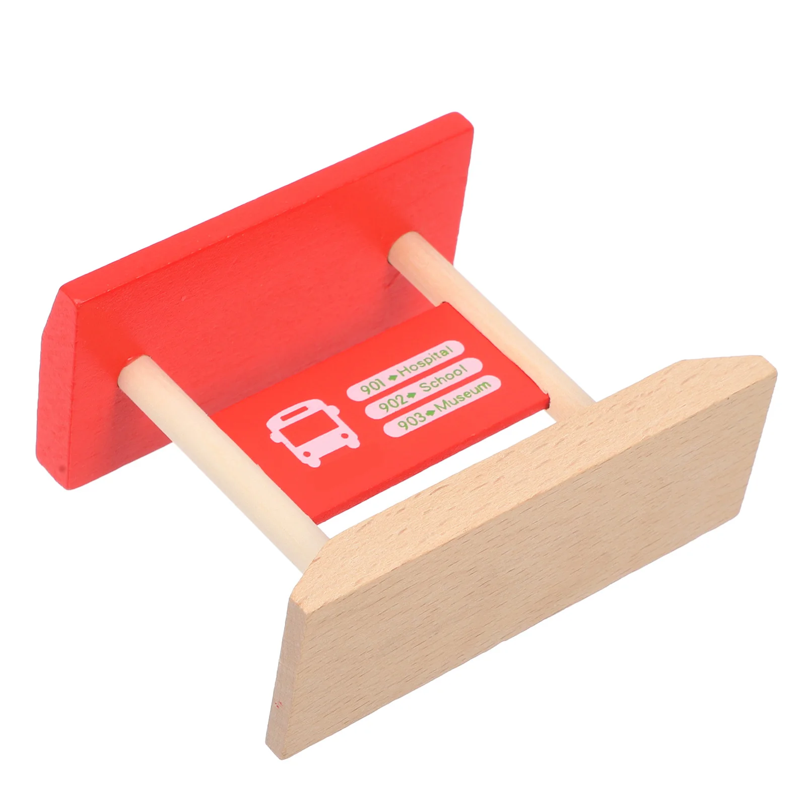 Railway Platform Accessories Decorative Station Toy Children Train Kids Track Wooden Toys Toddlers