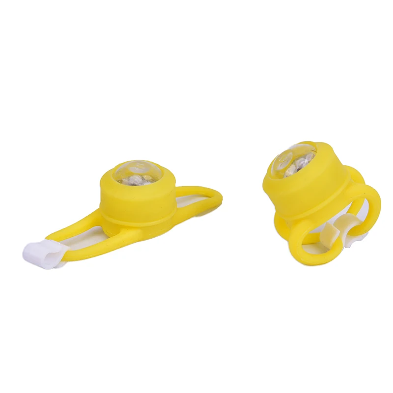 Colorful Bicycle Small Yellow LED Ring lights Bicycle Bell Road Bike Accessories