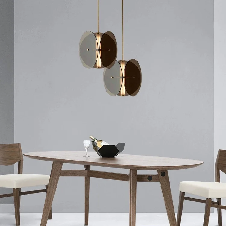 High-End Sense TV Sofa Background Designer Light Luxury Bedside Bedroom Trendy LED Lighting Fixture Living Room Pendant Lamp