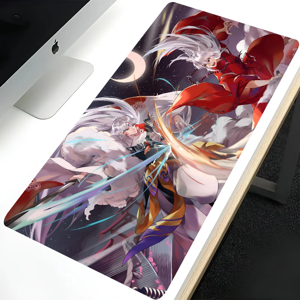 1pc hot anime Inuyasha Seshomaru non-slip mouse pad suitable for office computers laptops e-sports game desk mats XXL Keyboard