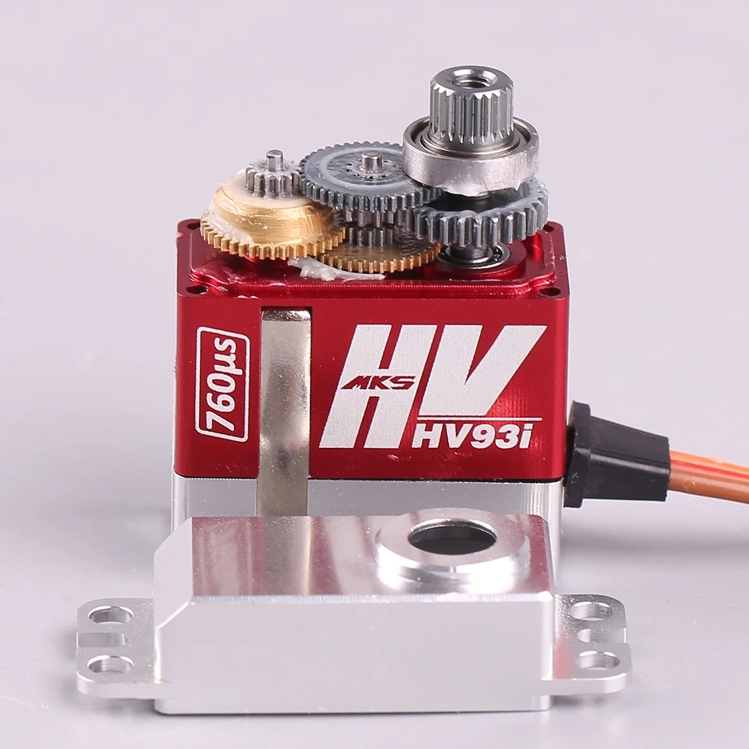 MKS HV93I Metal Gear Digital Servo for Model Helicopter Tail Rudder - Narrow Frequency Hollow Cup Motor - RC Helicopter Part
