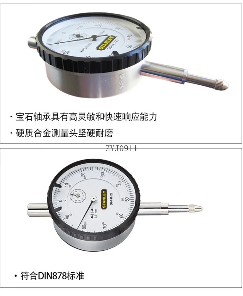 Misuratore a quadrante Misuratore a quadrante digitale di livello industriale ad alta precisione Misuratore di misurazione con puntatore 0-10 mm