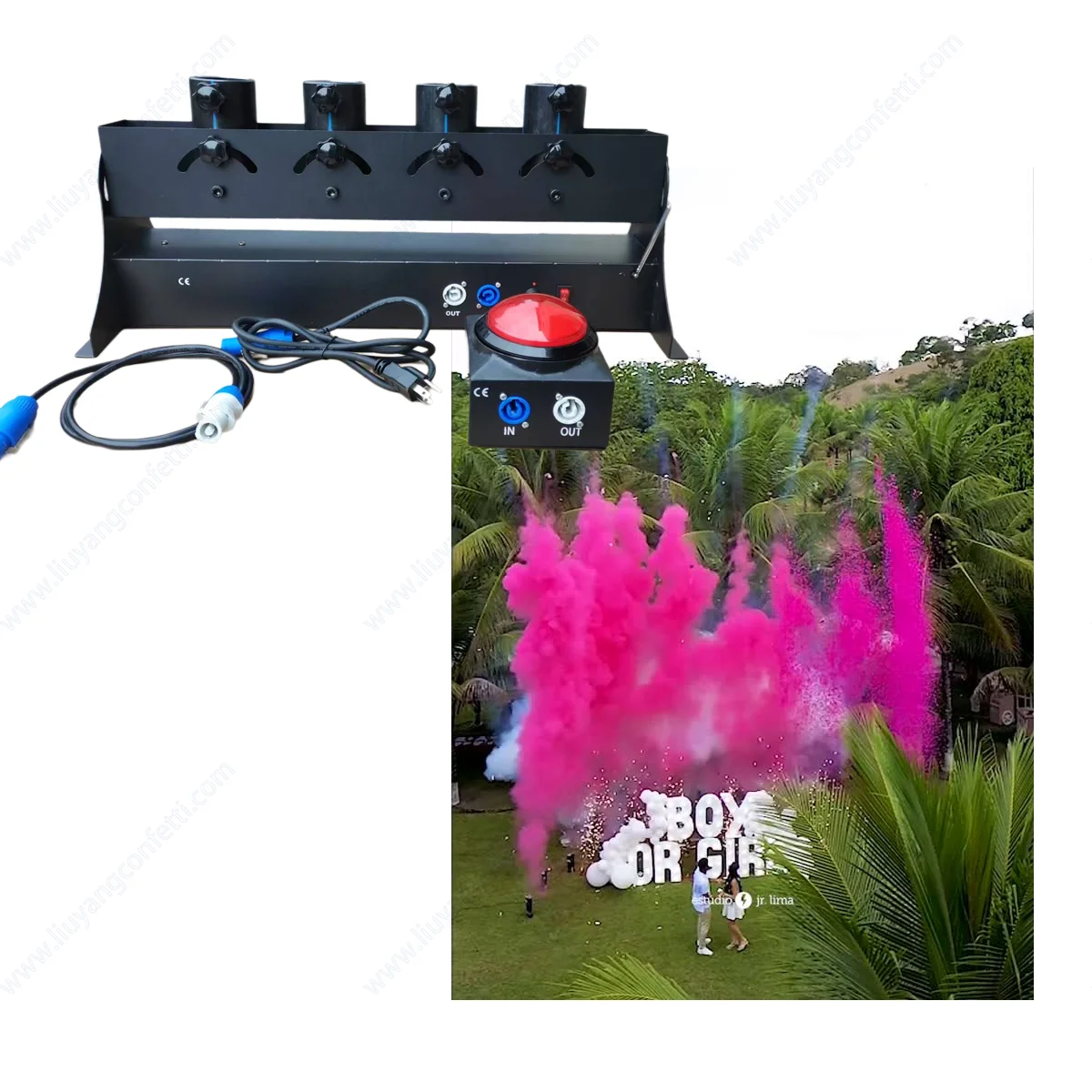 Elektronische Spray Confetti P - Confetti Cannon Tube recensie en prijs