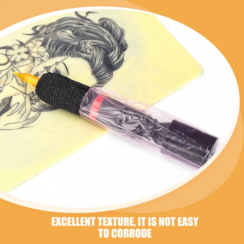 200Pcs Dustproof Tattoos Pen Bags Disposable Plastic Tattoo Machine Sleeve Covers Clip Cord Protectors Safe Tattooing Supplies