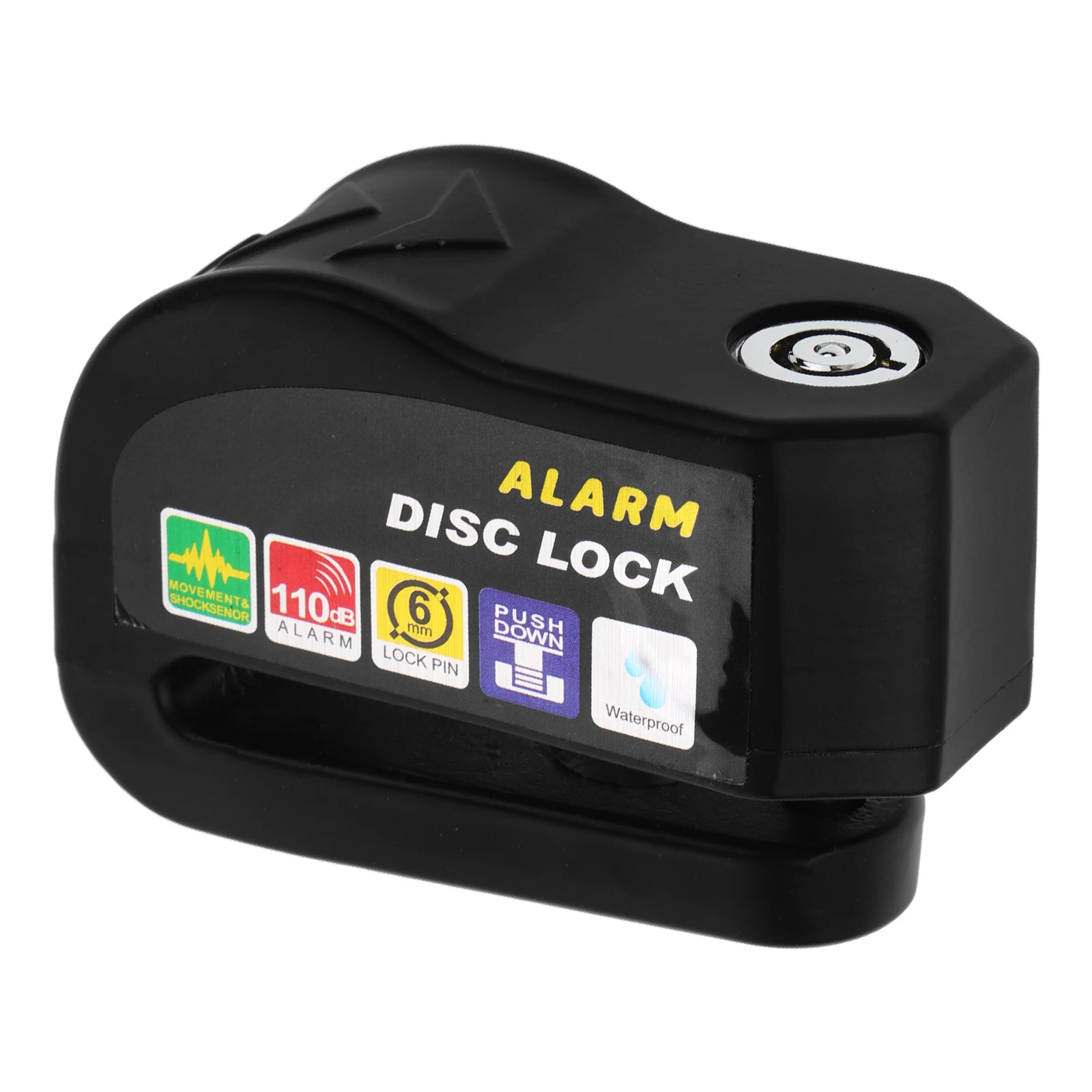 

Electronic Alarm Lock For Motorcycle Scooter Dirt Bike Security Wheel Disc Lock Heavy Duty Bike Accessories All Weather