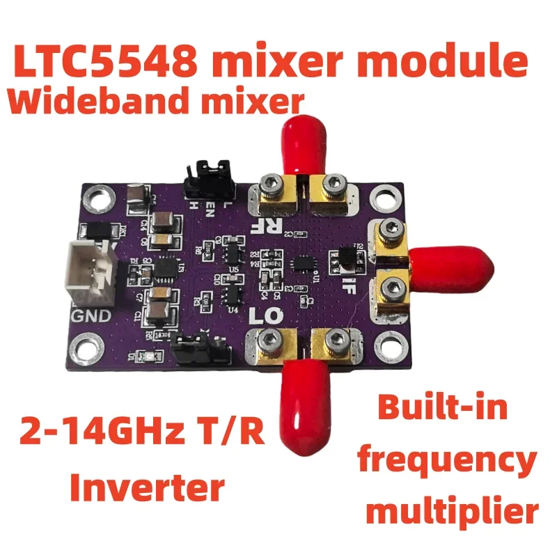 SmCpLTC5548 2-14GHz RF Mixer Module Broadband Frequency Converter With Built-in LO Doubler For Transmit/Receive Systems