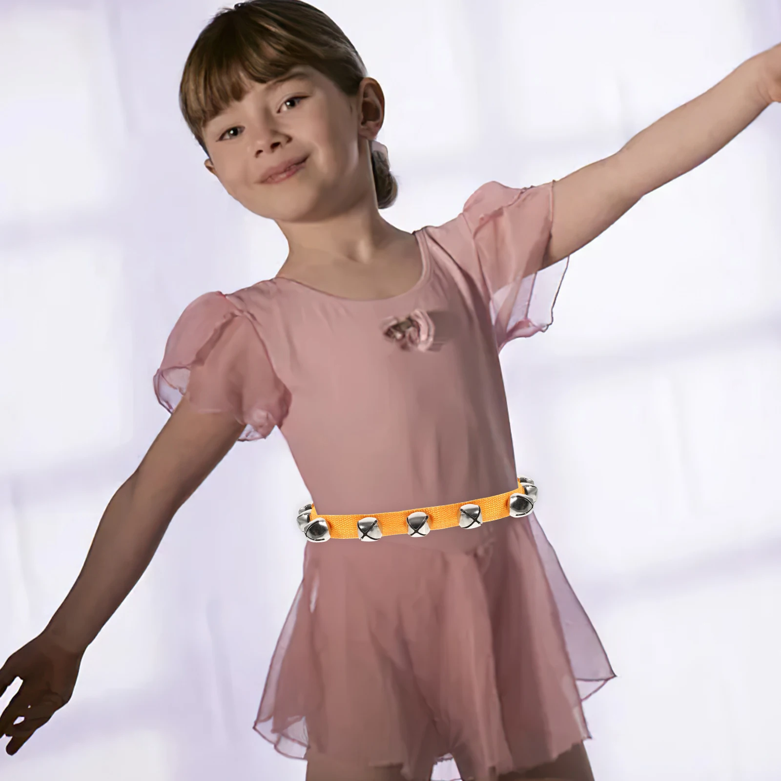 

Adjustable Children'S Waist Bell Wrist Ankle Bells Clear Sound Hand Percussion Musical Instruments For Dance Early Education