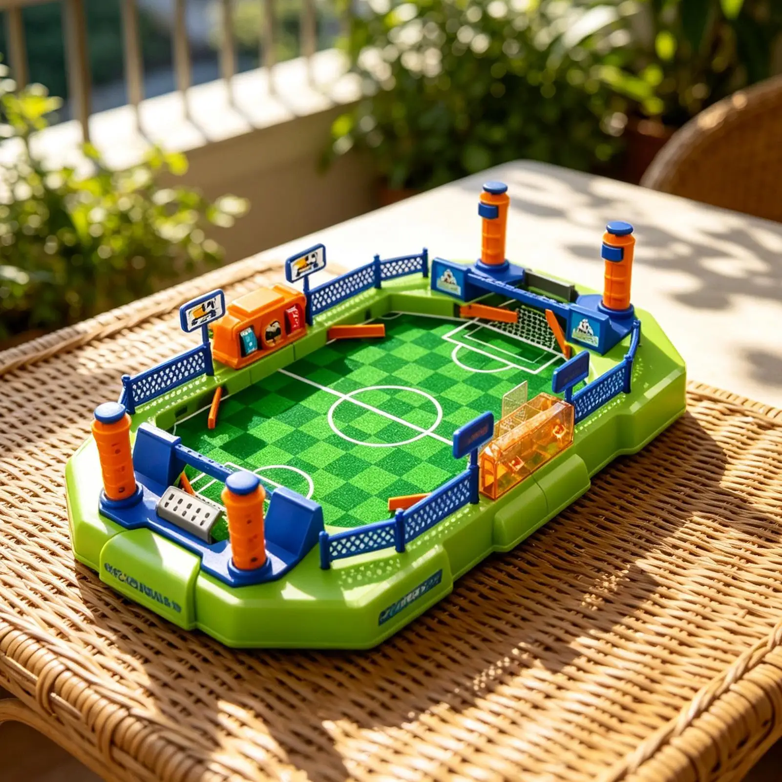 Table Football 2-Player Mini Tabletop Educational Competitive Toys Table Football Game For Kids Birthday Aged 3-8 Boys Girls