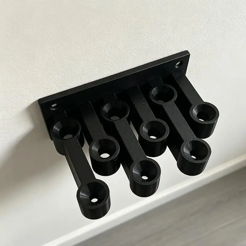 【AB1】1Pcs Hand Tool Organizer Holder 6/9-Hole Wall Mount Screwdriver Storage Rack For Garage & Warehouse Tool Sorting{H}