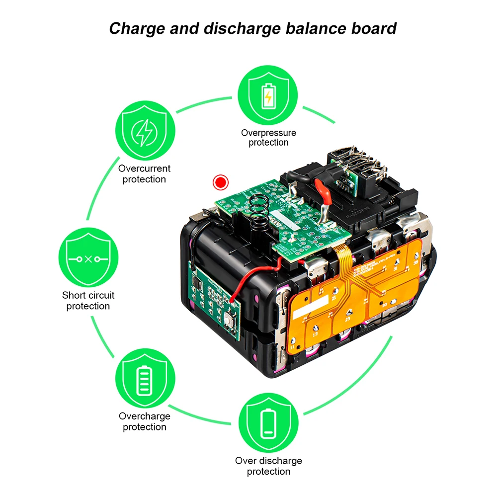 Waitley akumulator 6.0Ah 18V 54V 6000mAh baterie litowe kompatybilne z elektronarzędziem DEWALT 20V/60V