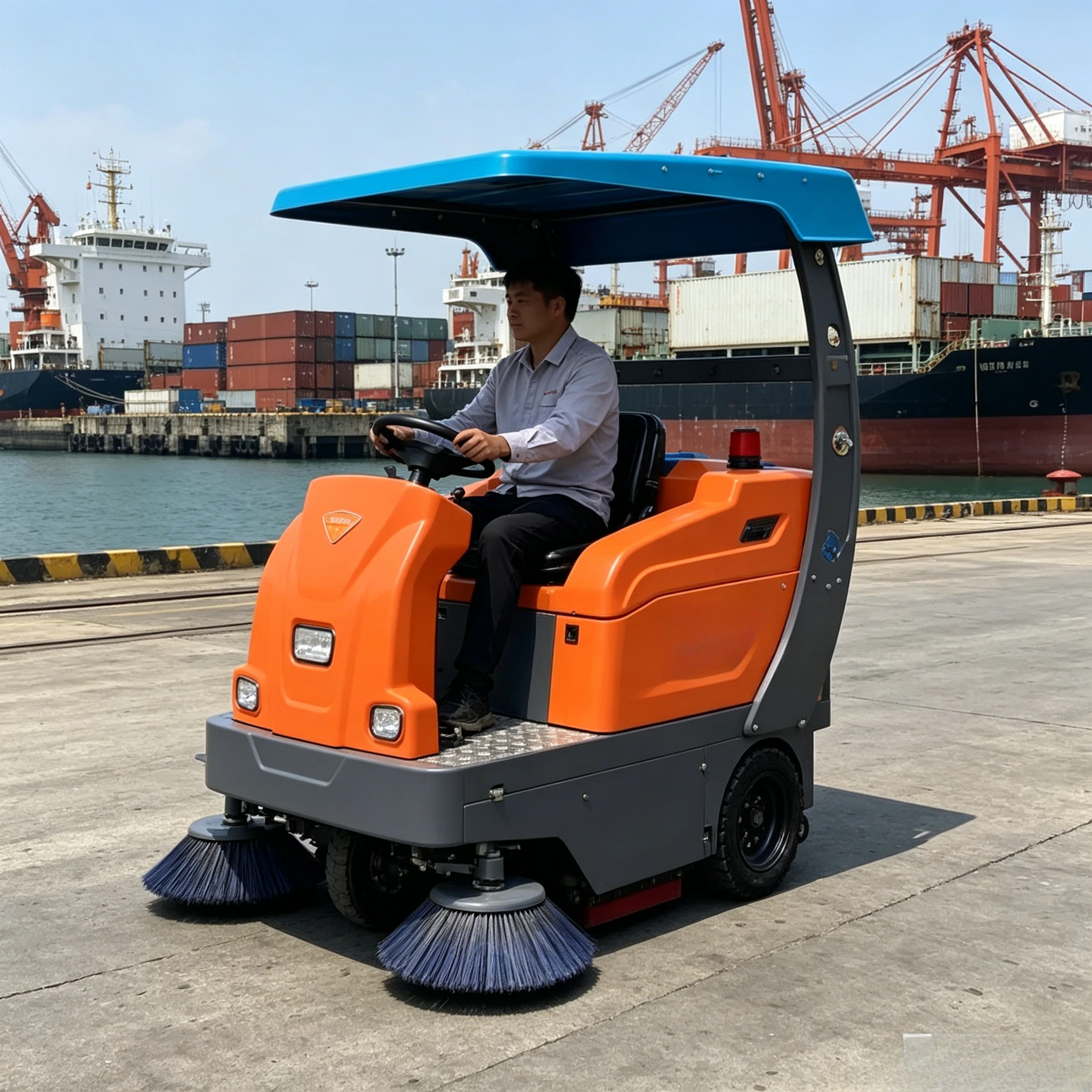 

Manufacturers Wholesale High Efficiency Road Sweeper Truck Dust-Free Street Cleaning Vehicle Electric Street Sweeper Customized
