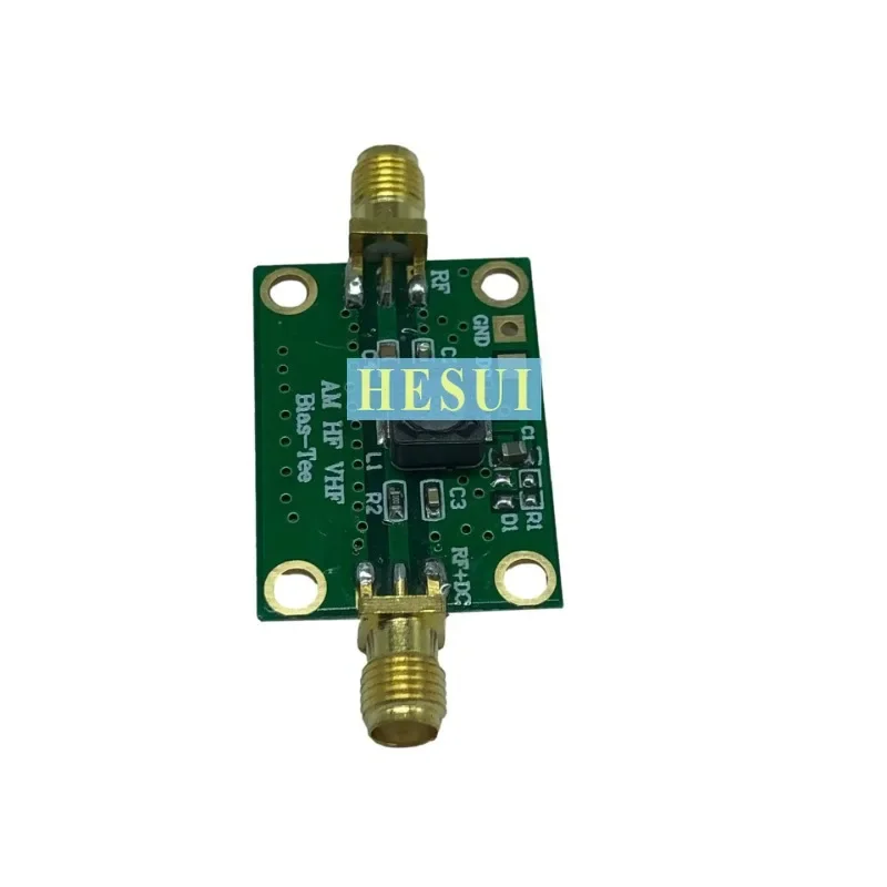 Rf divider bias coaxial feed 25K-100MHz low insertion loss HF AM