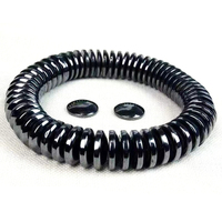 40Pcs Black Polishing Ferrite Magnet Palm Stone Magnetic Hematite Healing Energy Health Care DIY Game Men Jewelry Teaching Tools