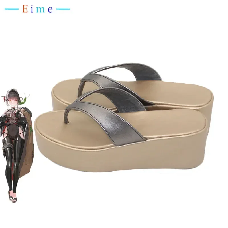 NIKKE The Goddess of Victory Sakural Cosplay Shoes Slippers PU Leather Shoes Cosplay Prop Halloween Carnival Boots Custom Made