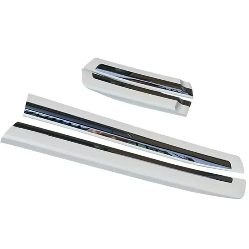 Injection molded pearl white and black plastic high quality painting car exterior side skirt