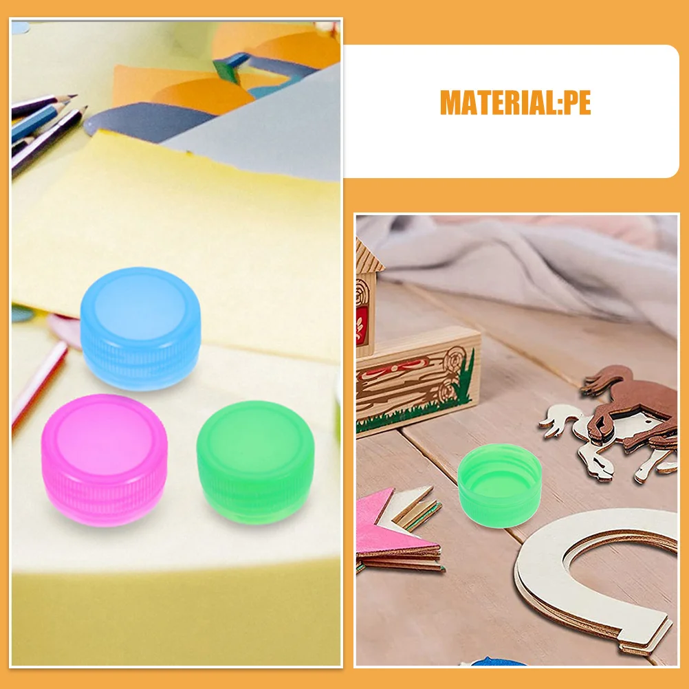 150 Buah Tutup Botol Plastik yang Dapat Digunakan Kembali untuk Kerajinan DIY Meningkatkan Kreativitas dan Pengenalan Warna Bahan DIY Tutup Botol