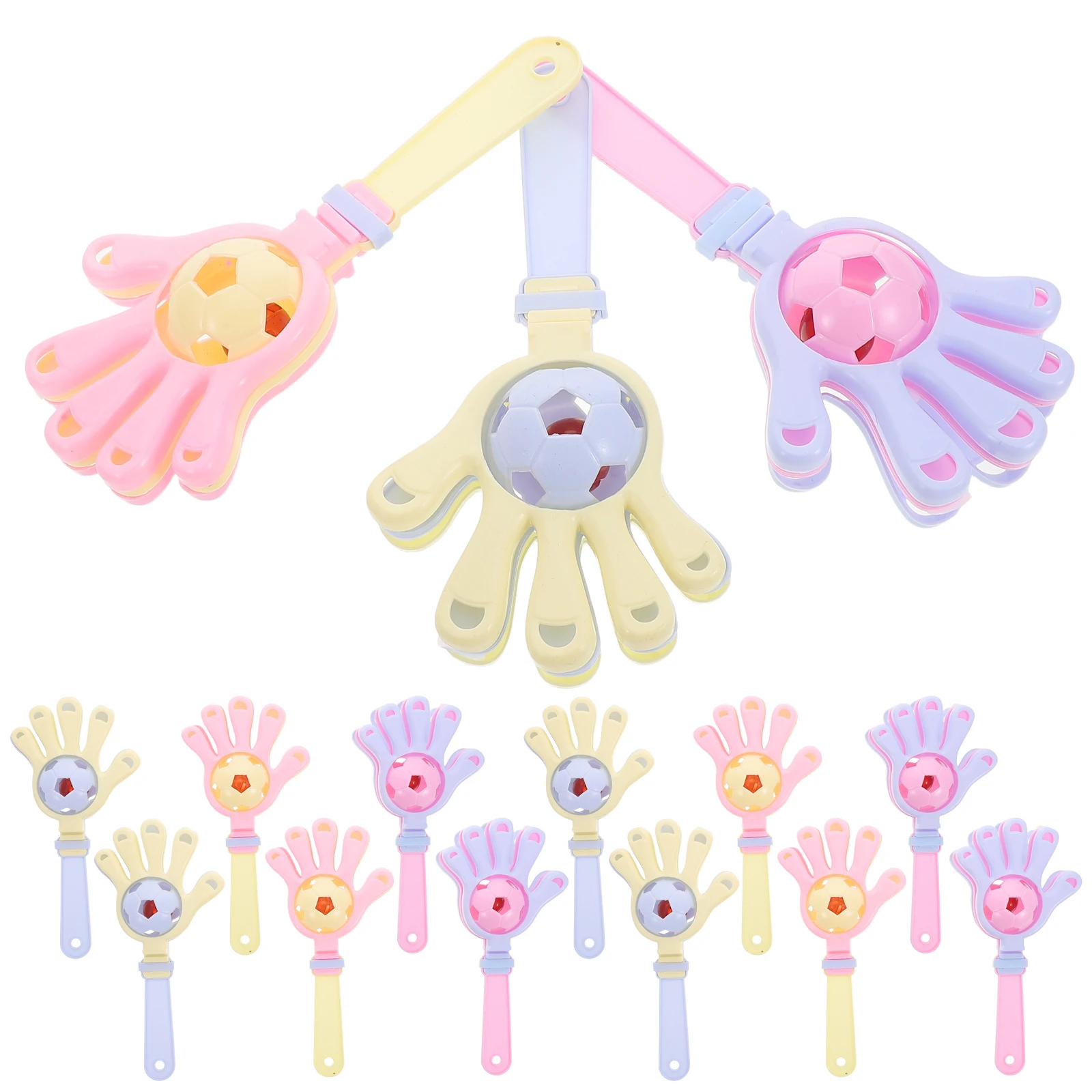 

20pcs Hand Colored Plastic Slap Toys Reusable Concert Party Baby Favor Party Favors Festival Tools