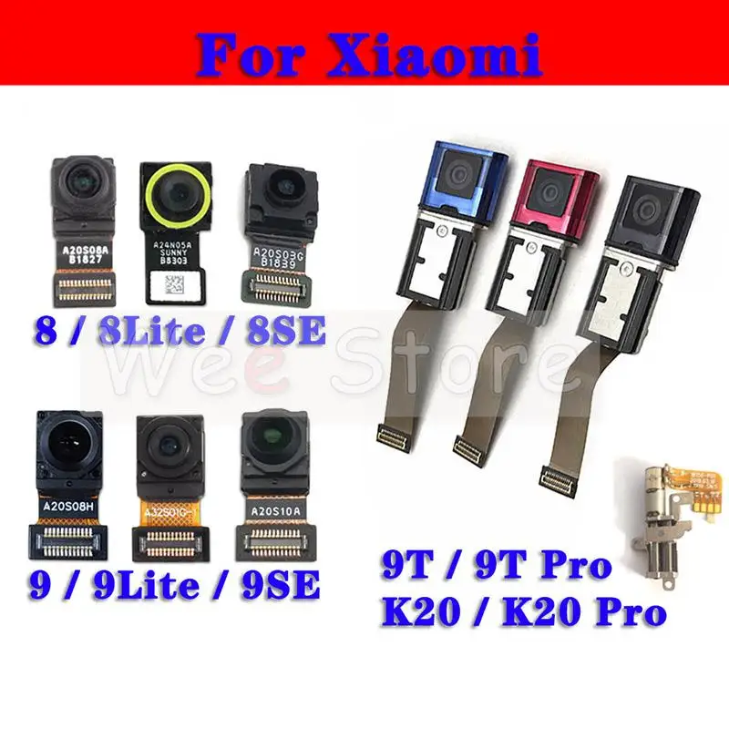Гибкий шлейф для камеры AiinAnt для Xiaomi Mi 8 9 Lite 9SE 8SE SE 9T Pro K20 Pro, моторный подъемник, маленькая фронтальная камера, гибкий шлейф