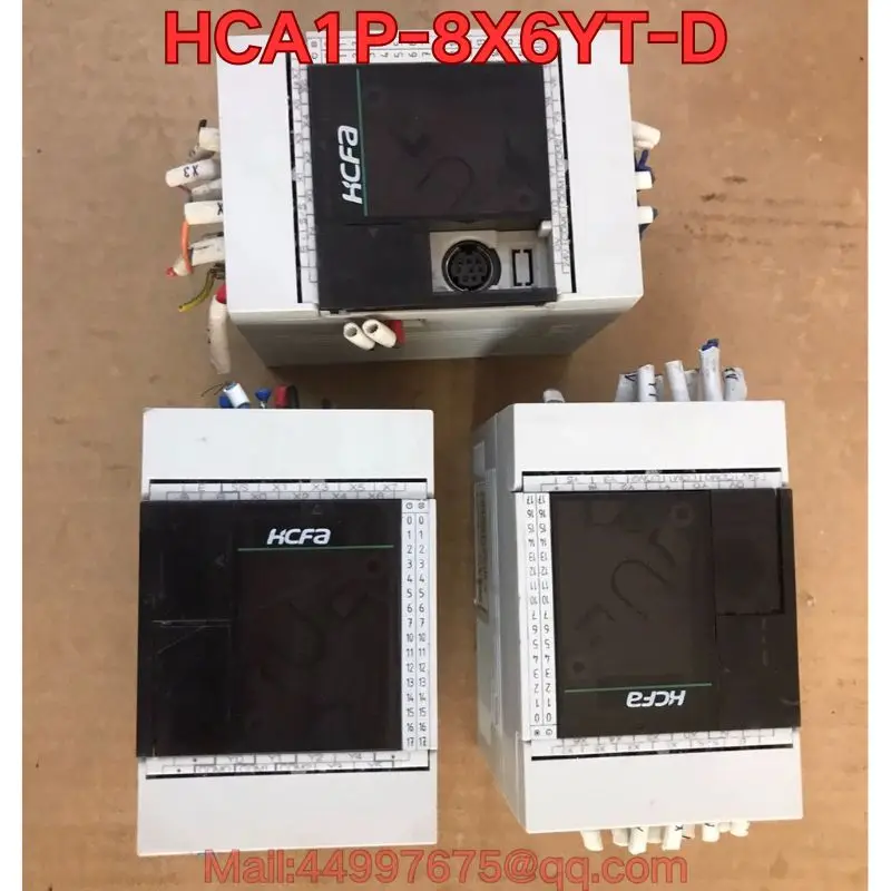 

Second-hand HCA1P-8X6YT-D PLC controller functional test is normal