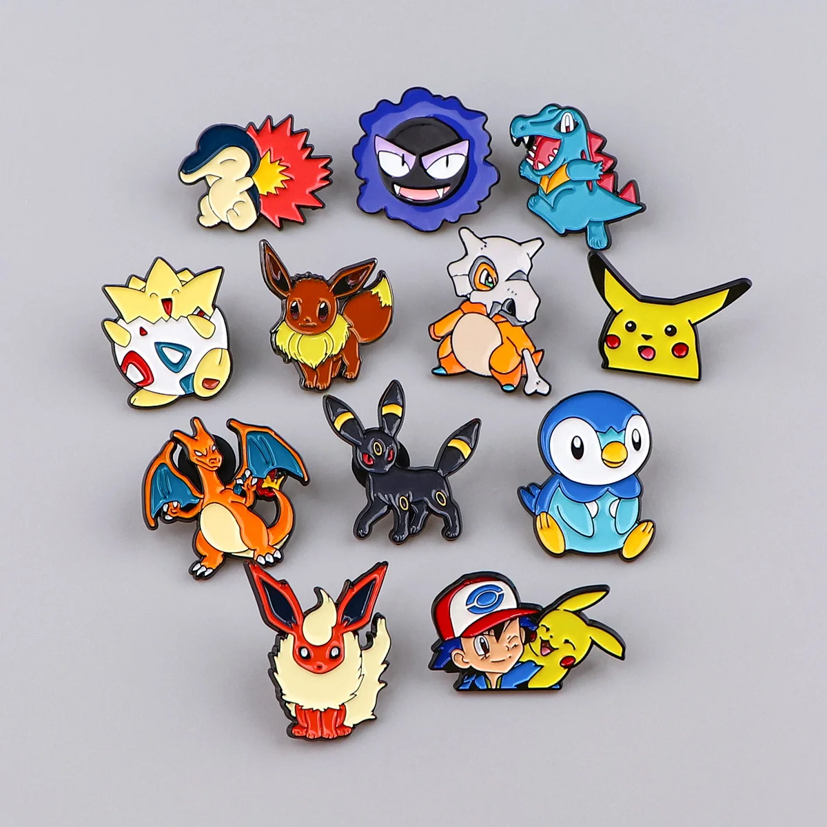 Pokemon Leuke Pins Anime Game Pikachu Charizard Eevee Metalen Broche Cartoon Ontwerp Badge Sieraden Pin Cadeau voor Vrienden