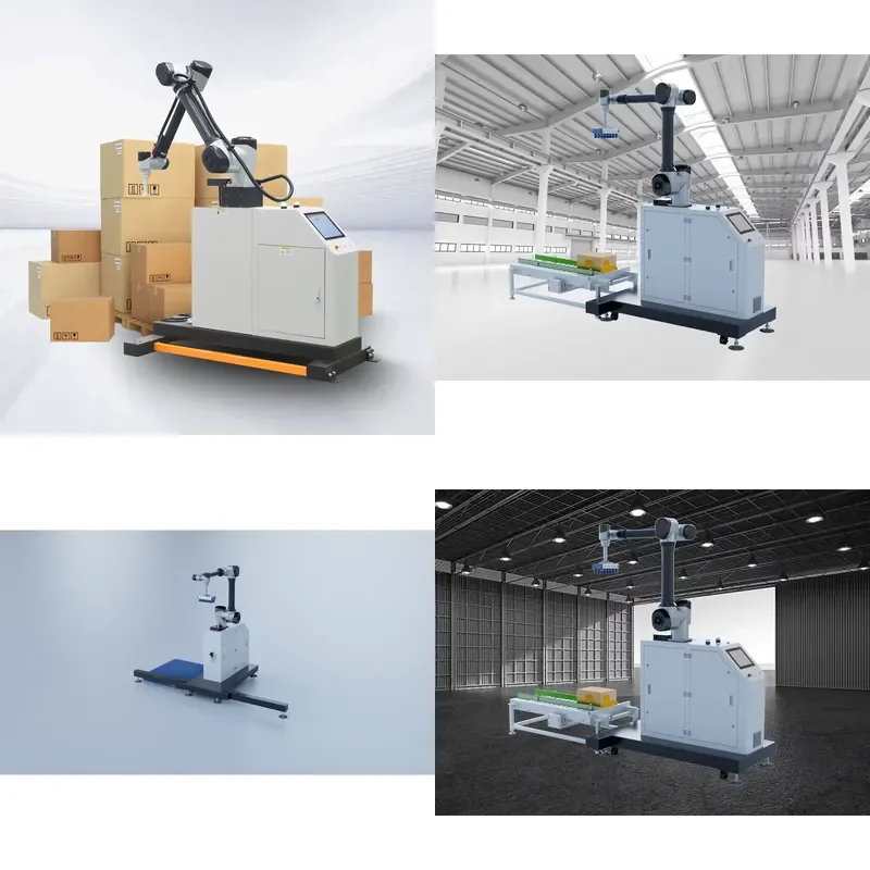 Collaborative palletizing robot PLC | Safe and flexible industrial palletizing system for food and tobacco carton factory