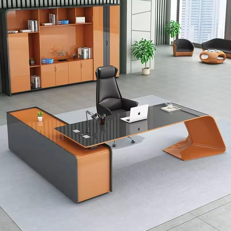 Modern Executive Office Table Boss Desk Ceo Desk Luxury Desk Boss Table Schreibtisch Office Furniture For Manager Director Room