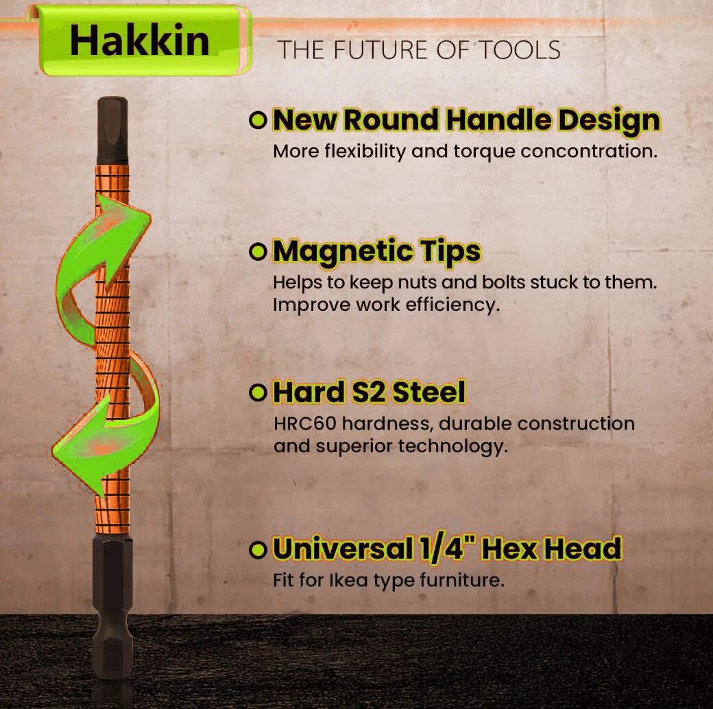 Hakkin 5Pcs 1/4