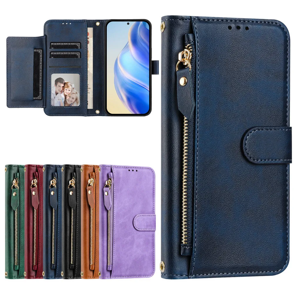 Camon30 20 Premier 5G Flip Case For Tecno Camon 30 Pro Zipper Wallet Leather Crossbody Funda Camon 19 20 Pro 30 Book Cover