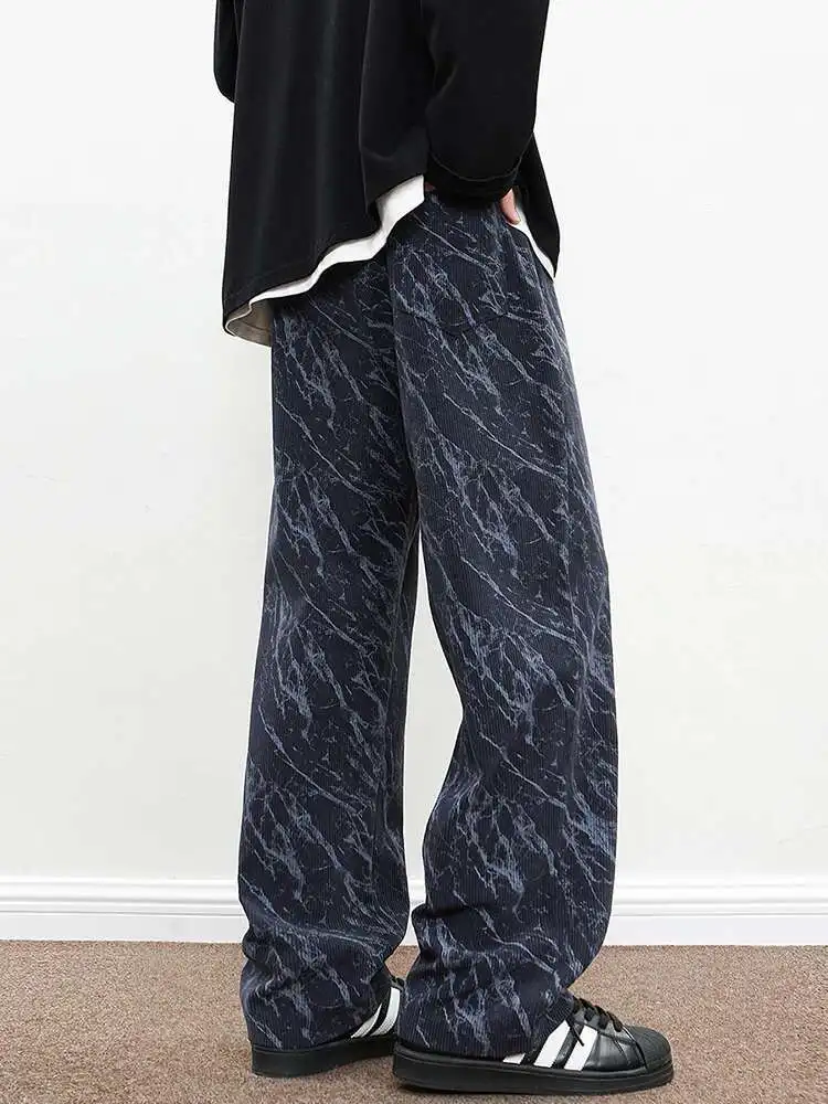 

Мужские прямые спортивные штаны размера плюс 8XL, весна-лето 2024, корейские модные широкие спортивные штаны, свободные повседневные брюки 6XL 7XL