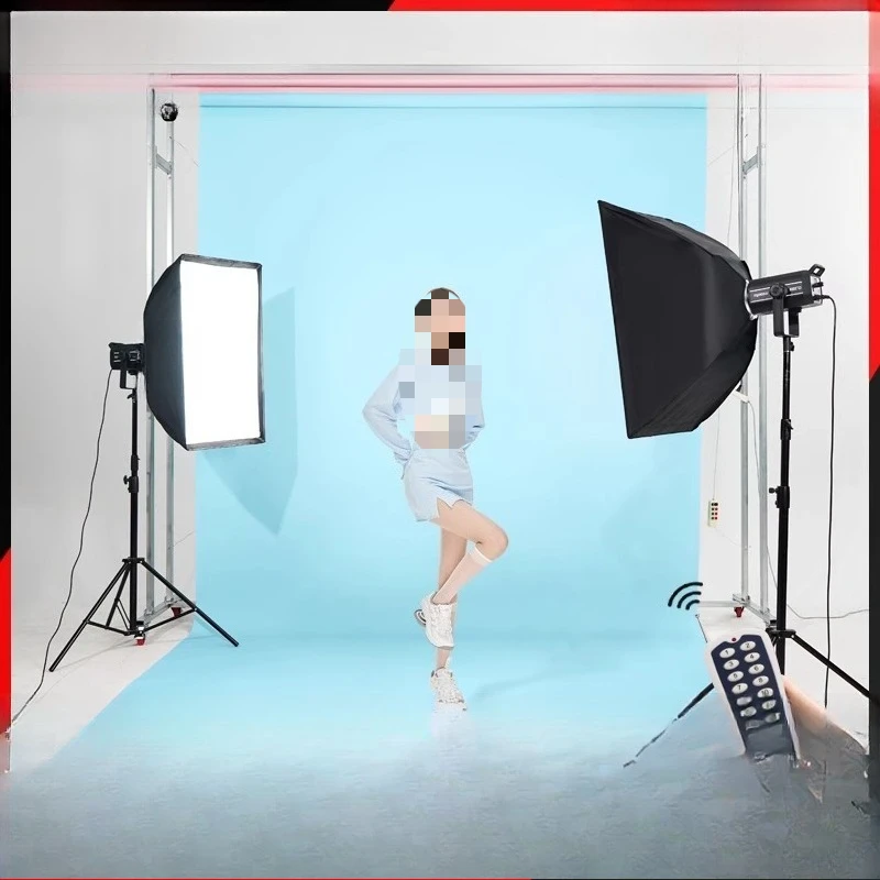 

Photography Background Stand Studio Shooting Background Cloth Remote Control Scroll Moving Shelf