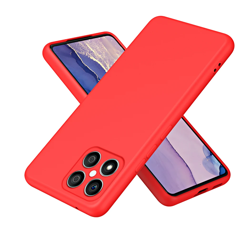 Luxuriöse Flüssigsilikon-Handyhülle für Honor X6 X6s X6A X7 X7A X8 X8A 4G 5G Cover Cases – Detail 5